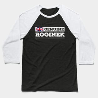 Genuine Rooinek design with Union Jack Baseball T-Shirt